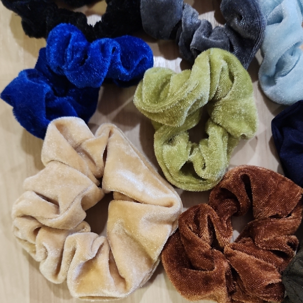 Colorful Scrunchie Set Of 16 - Picture 3 of 6